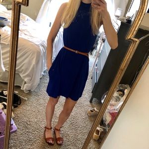 Mock Turtleneck Dress